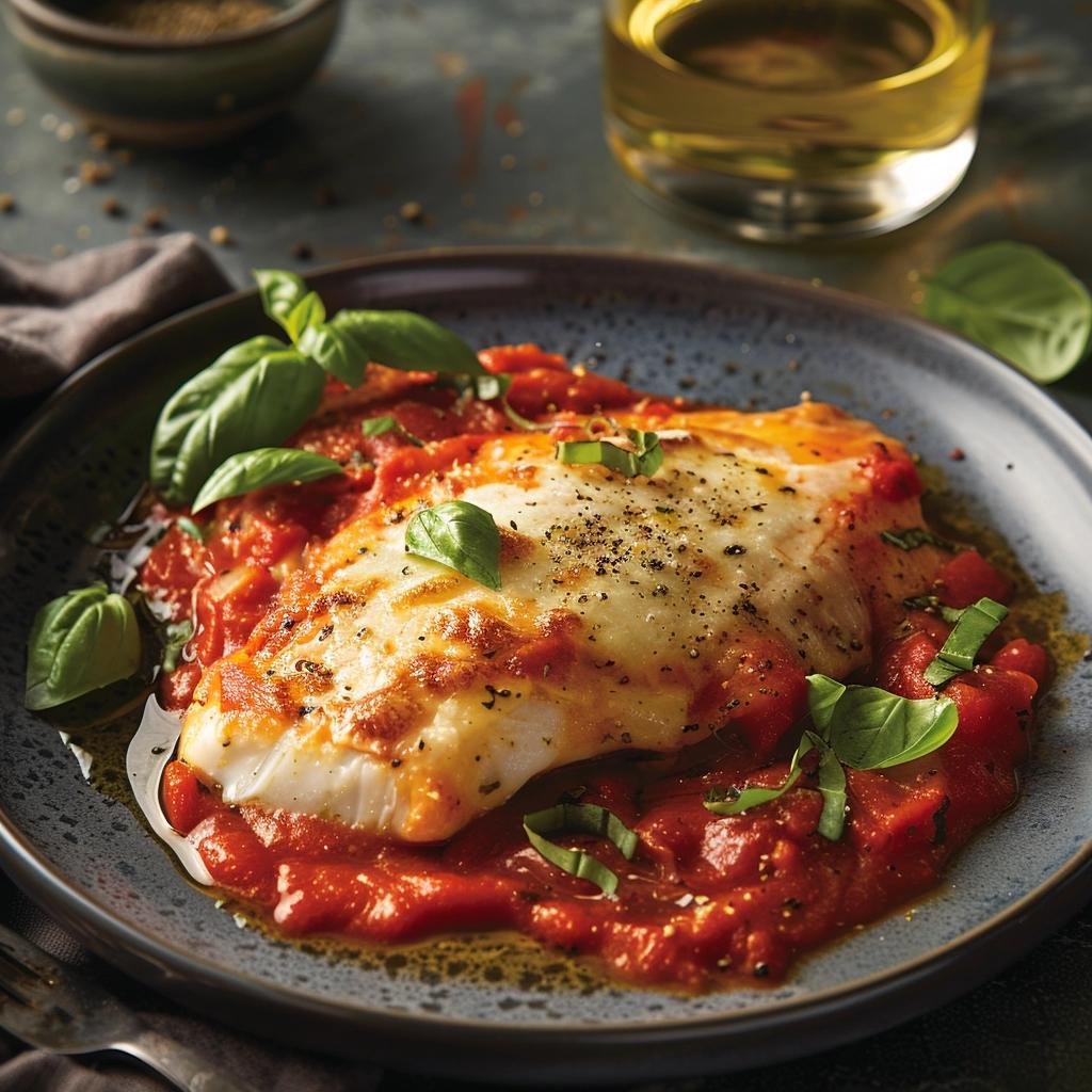 Receita de Tilápia à Parmegiana com Molho de Tomate e Queijo. 3 Tilápia à Parmegiana com Molho de Tomate e Queijo