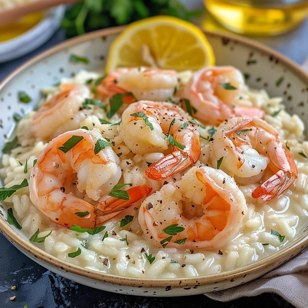 Receita de Risoto de Camarão ao Limão Siciliano que vai deixar você com água na boca. 3 Risoto de Camarão ao Limão Siciliano