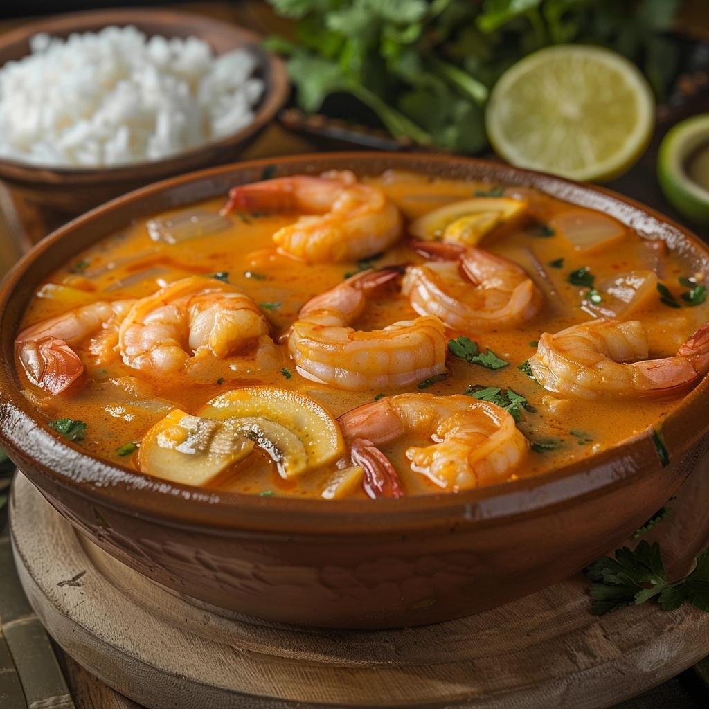 Receita de Moqueca de Camarão com Banana Surpreendente: Sabor Inesquecível em Apenas 30 Minutos. 1 Moqueca de Camarão com Banana