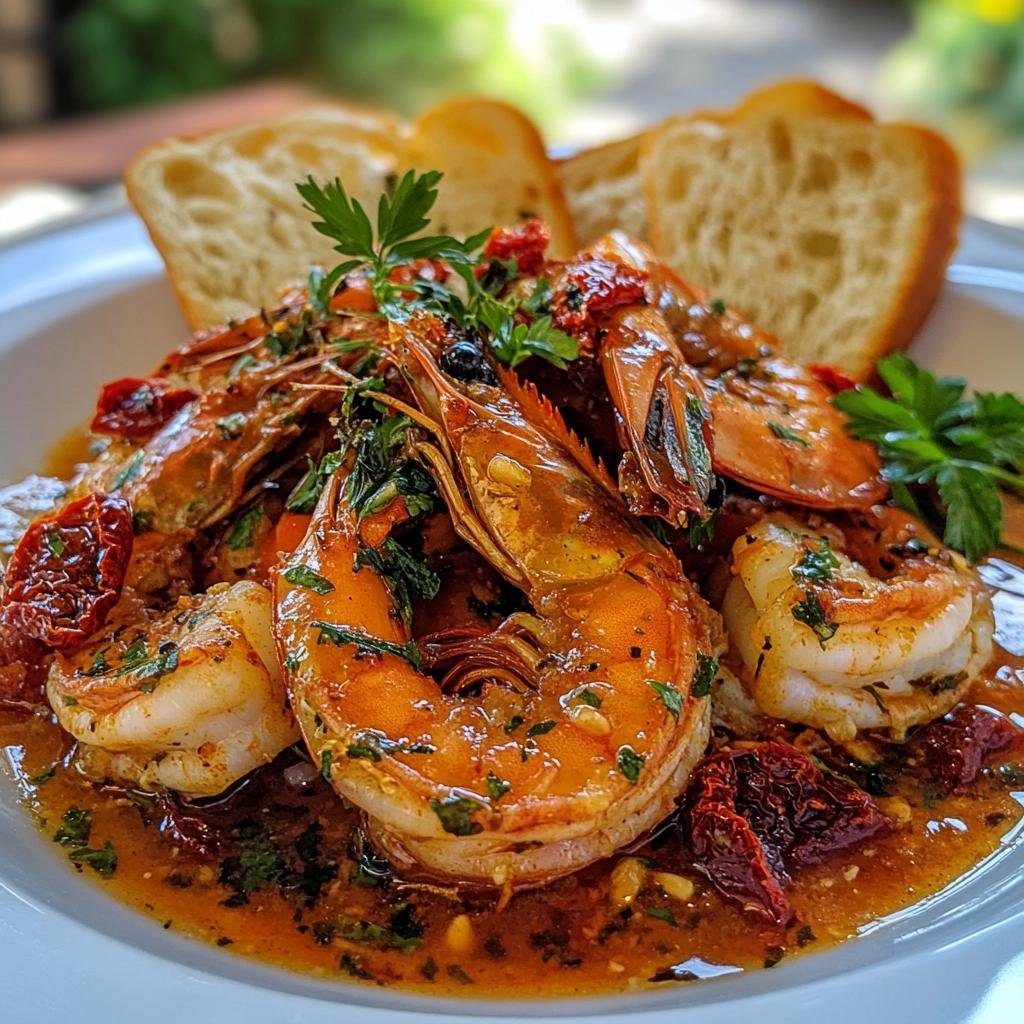 Receita de Camarão à Provençal com Tomate Seco, o segredo para uma refeição inesquecível. 4 Camarão à Provençal com Tomate Seco