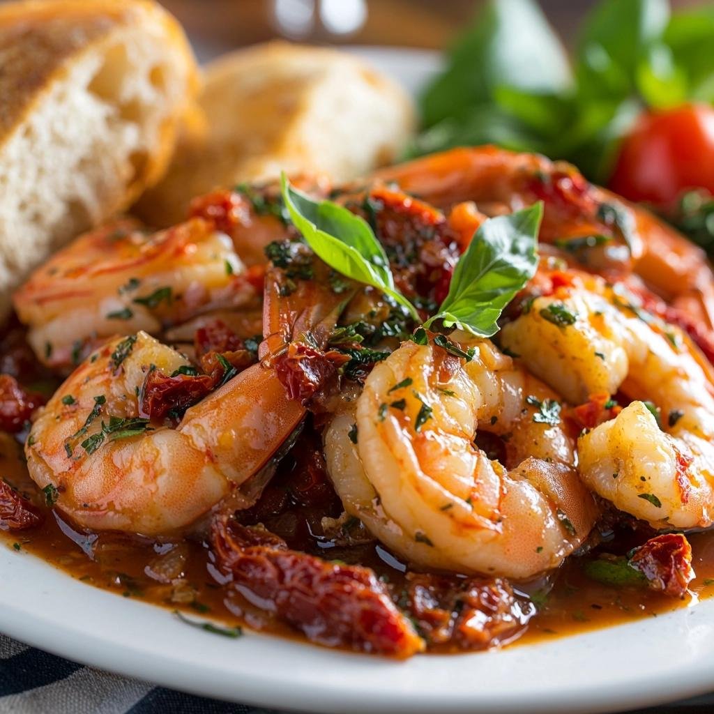 Receita de Camarão à Provençal com Tomate Seco, o segredo para uma refeição inesquecível. 1 Camarão à Provençal com Tomate Seco