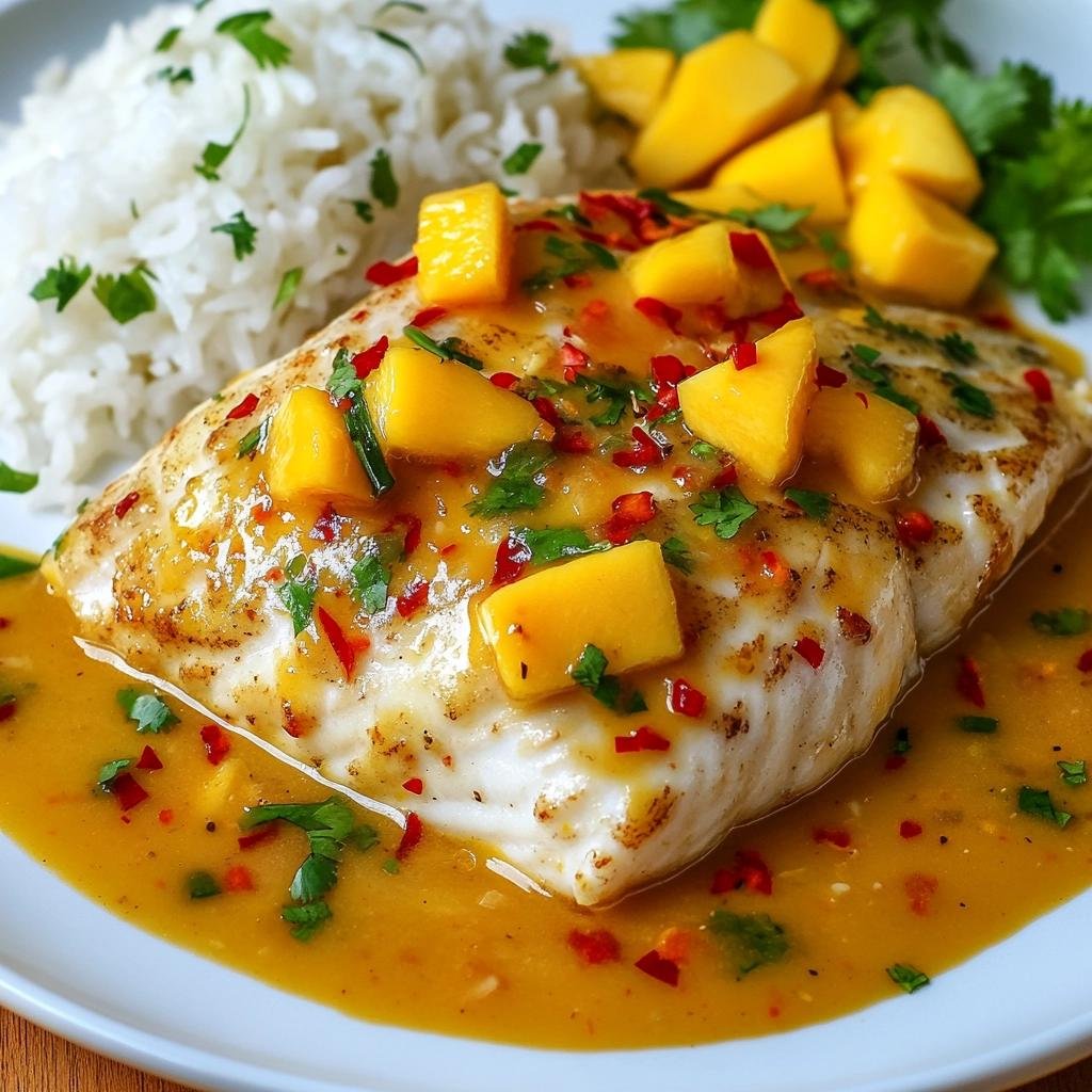 Receita de Peixe com Molho de Manga e Pimenta que vai surpreender seus convidados. 3 Peixe ao Molho de Manga e Pimenta