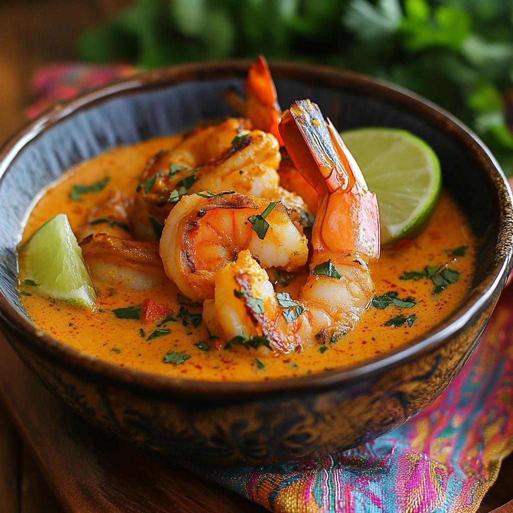 Receita de Camarão com Molho de Curry de Coco que desafia todos os seus sentidos. 2 Camarão com Molho de Curry de Coco