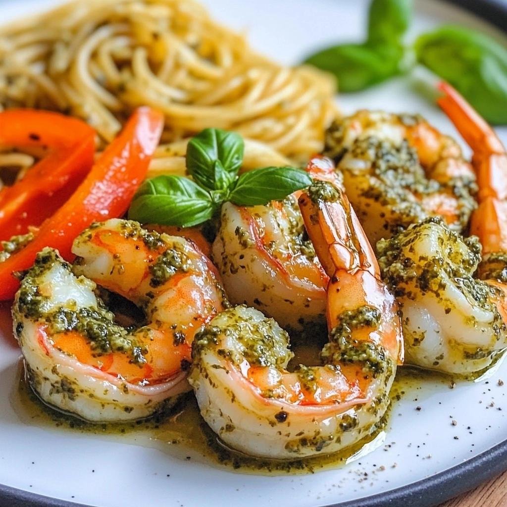Receita de Camarão com Molho de Pesto que vai transformar suas refeições em experiências gourmet. 4 Camarão com Molho de Pesto