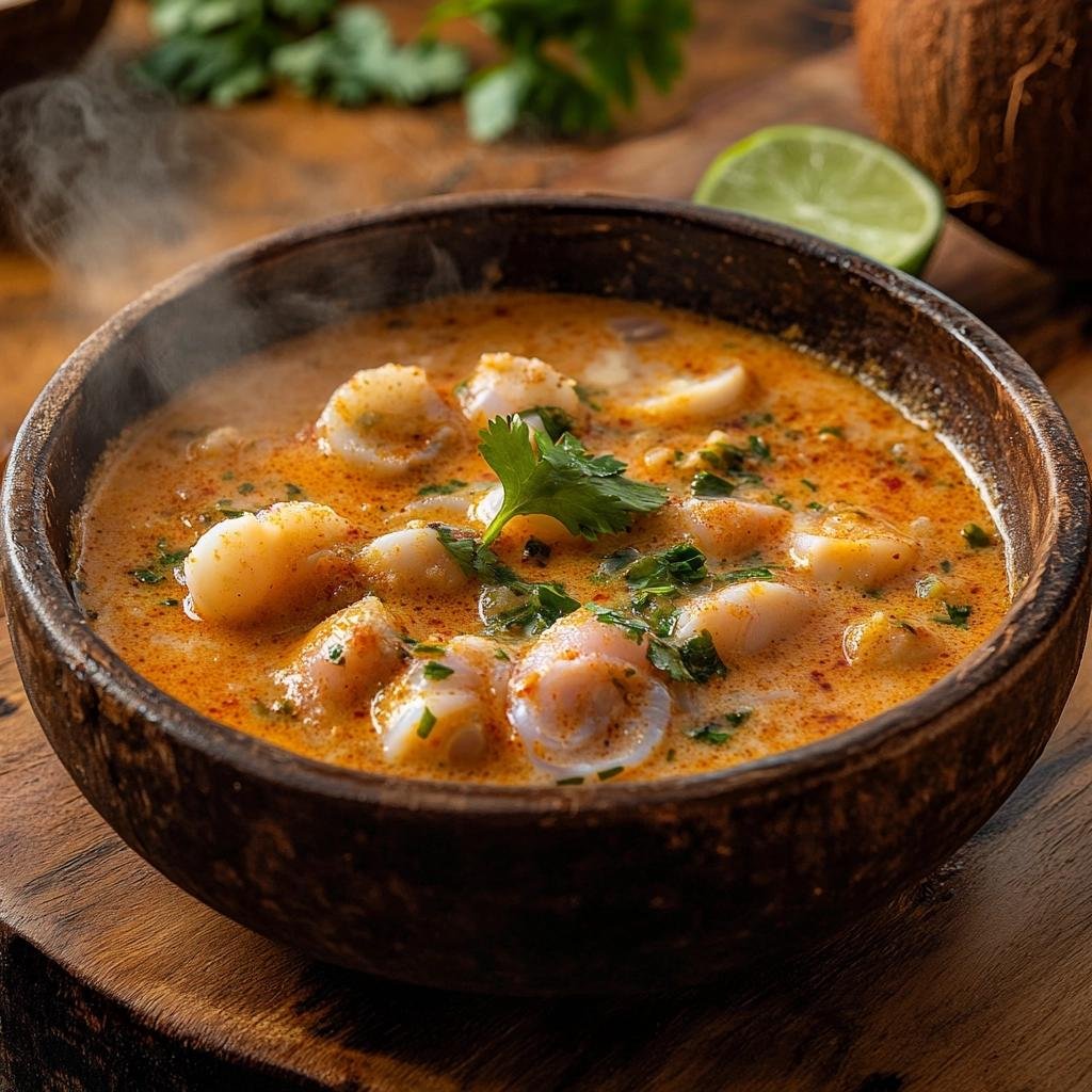 Receita de Moqueca de Lula com Leite de Coco que vai transformar seu jantar em um verdadeiro banquete. 2 Moqueca de Lula com Leite de Coco