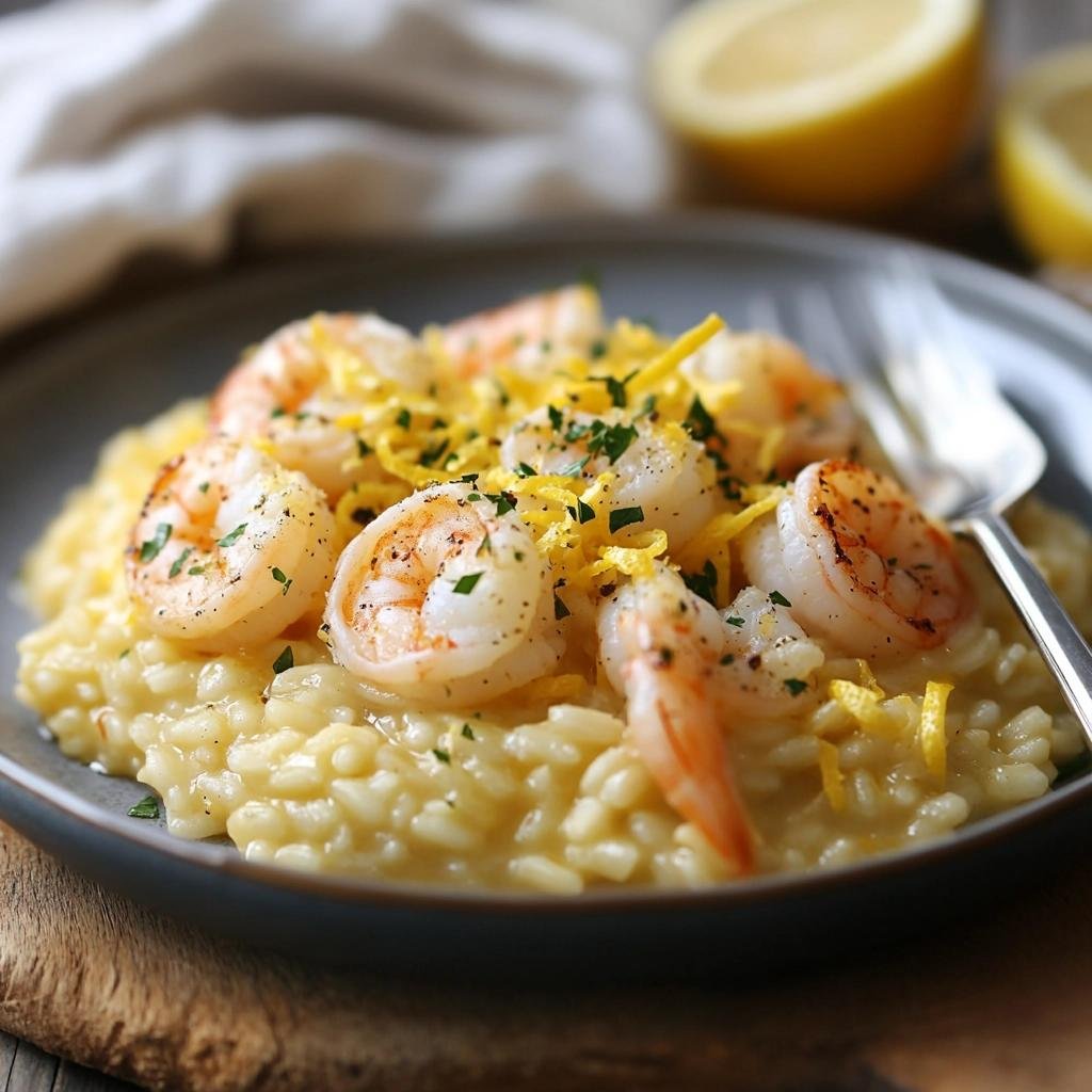 Receita de Risoto de Camarão com Limão-siciliano que vai transformar seu jantar em um festim. 3 Risoto de Camarão com Limão-siciliano