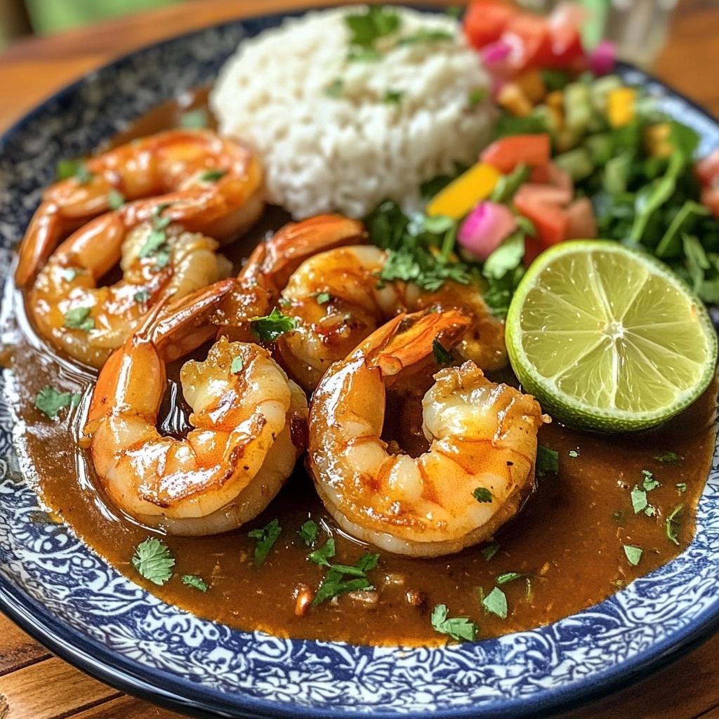 Receita de Camarões com Molho de Tamarindo que vai transformar seu jantar em uma explosão de sabores. 2 Camarões com Molho de Tamarindo