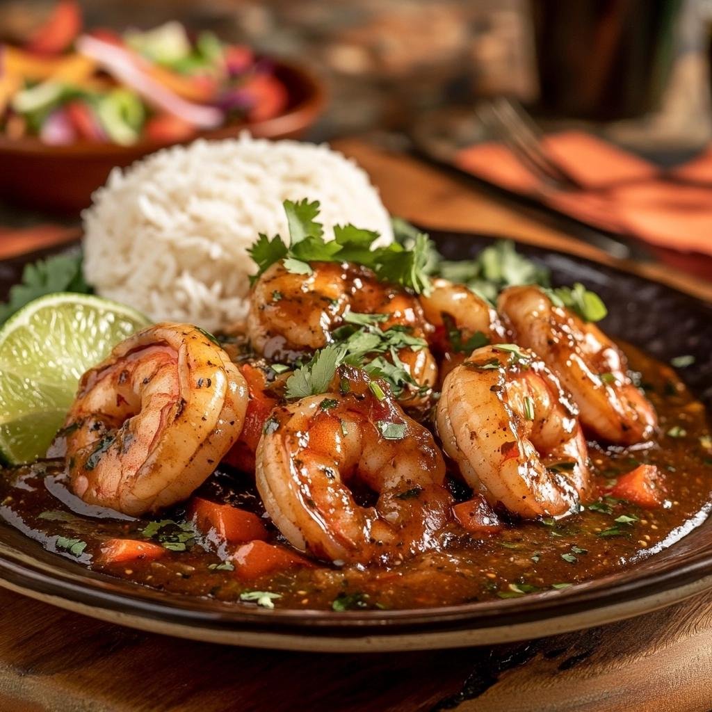 Receita de Camarões com Molho de Tamarindo que vai transformar seu jantar em uma explosão de sabores. 4 Camarões com Molho de Tamarindo