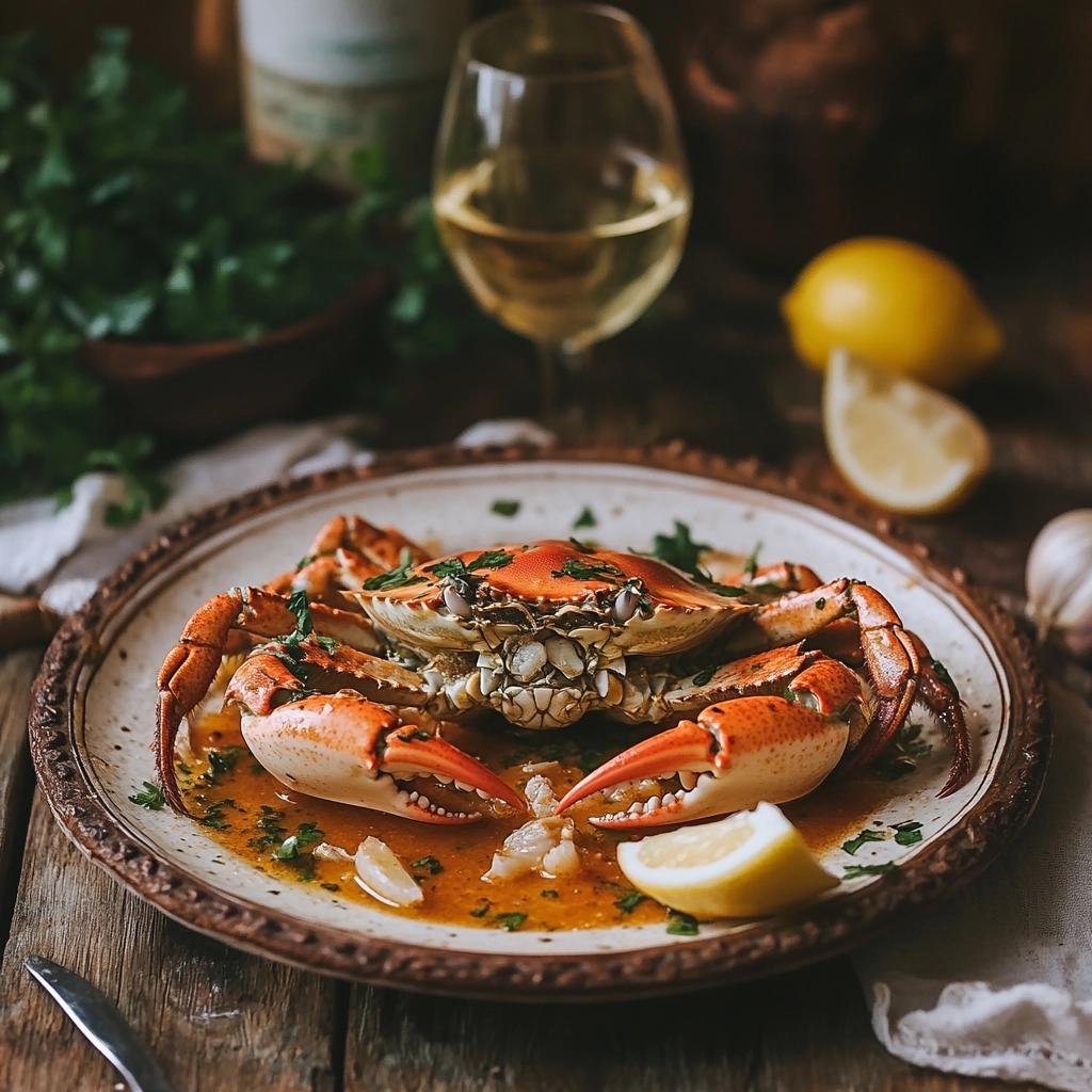 Receita de Carangueijo ao Alho e Ervas que Vai Transformar Seu Almoço em um Banquete. 3 Carangueijo ao Alho e Ervas
