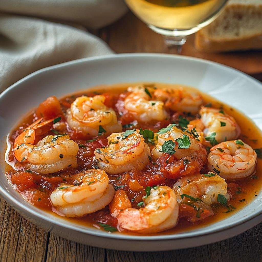Receita de Camarão com Molho de Tomate e Vinho Branco que vai surpreender seu paladar. 3 Camarão com Molho de Tomate e Vinho Branco