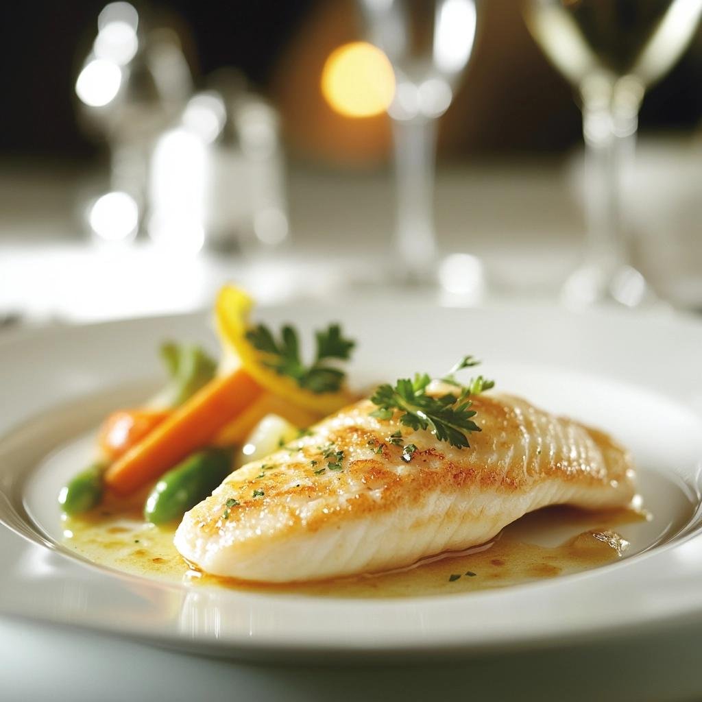 Receita de Linguado Meunière que vai transformar seu jeito de cozinhar peixes. 4 Linguado Meunière