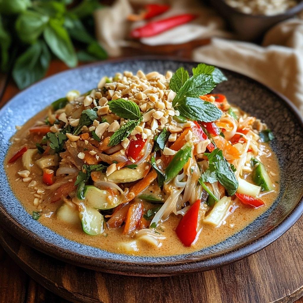 Receita de Lula à Thai com Amendoim que vai surpreender seu paladar e transformar seu jantar. 2 Lula à Thai com Amendoim