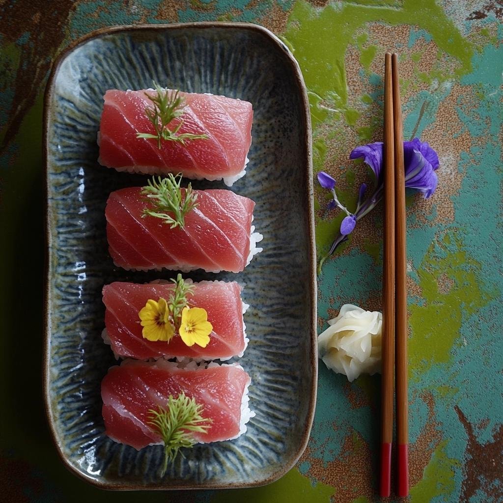 Receita de sushi de atum que vai transformar suas refeições em verdadeiras experiências gastronômicas. 4 Sushi de Atum