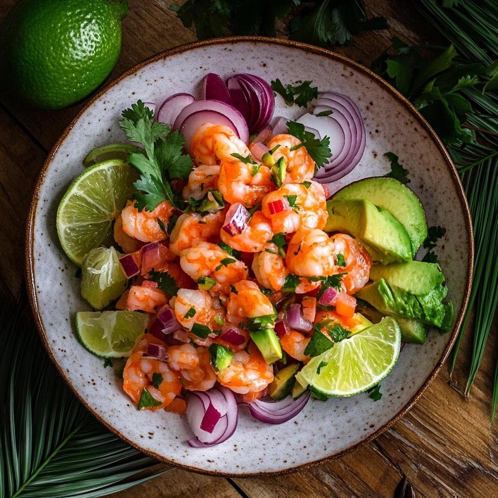 Receita de Ceviche de Salmão e Camarão que vai transformar suas refeições de verão. 2 Ceviche de Salmão e Camarão