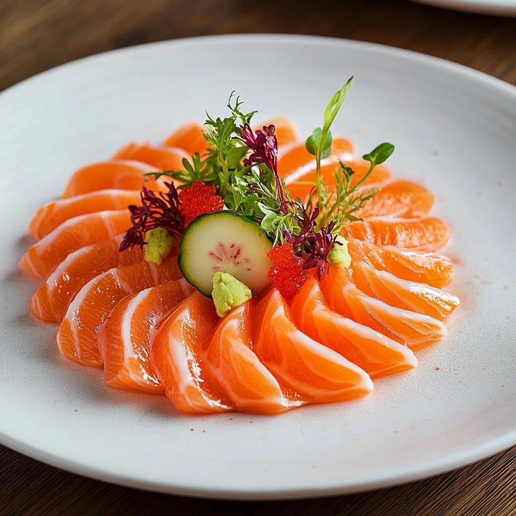 Receita de Sashimi de Salmão que vai transformar sua refeição em uma experiência gourmet. 2 Sashimi de Salmão