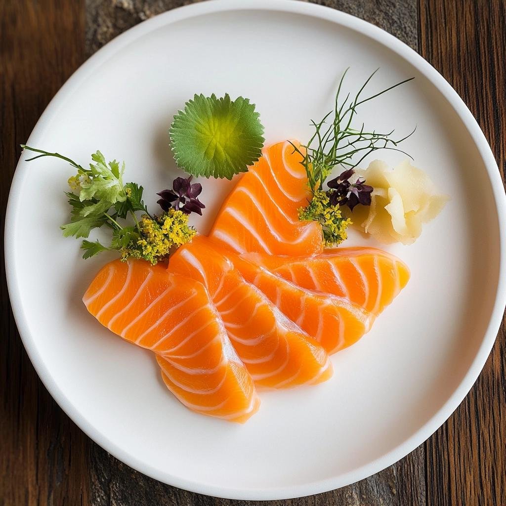 Receita de Sashimi de Salmão que vai transformar sua refeição em uma experiência gourmet. 4 Sashimi de Salmão