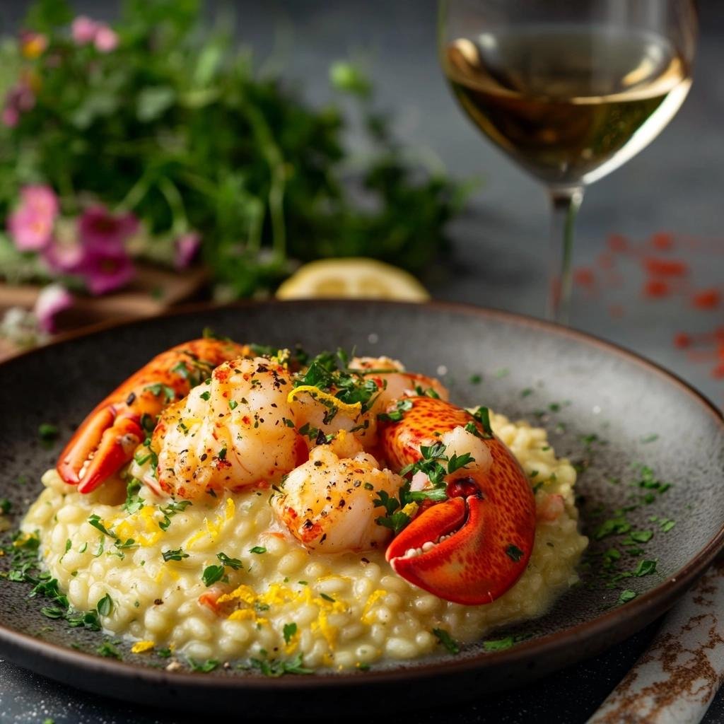 Receita de Risoto de Lagosta que vai transformar seu jantar em uma experiência inesquecível. 2 Risoto de Lagosta