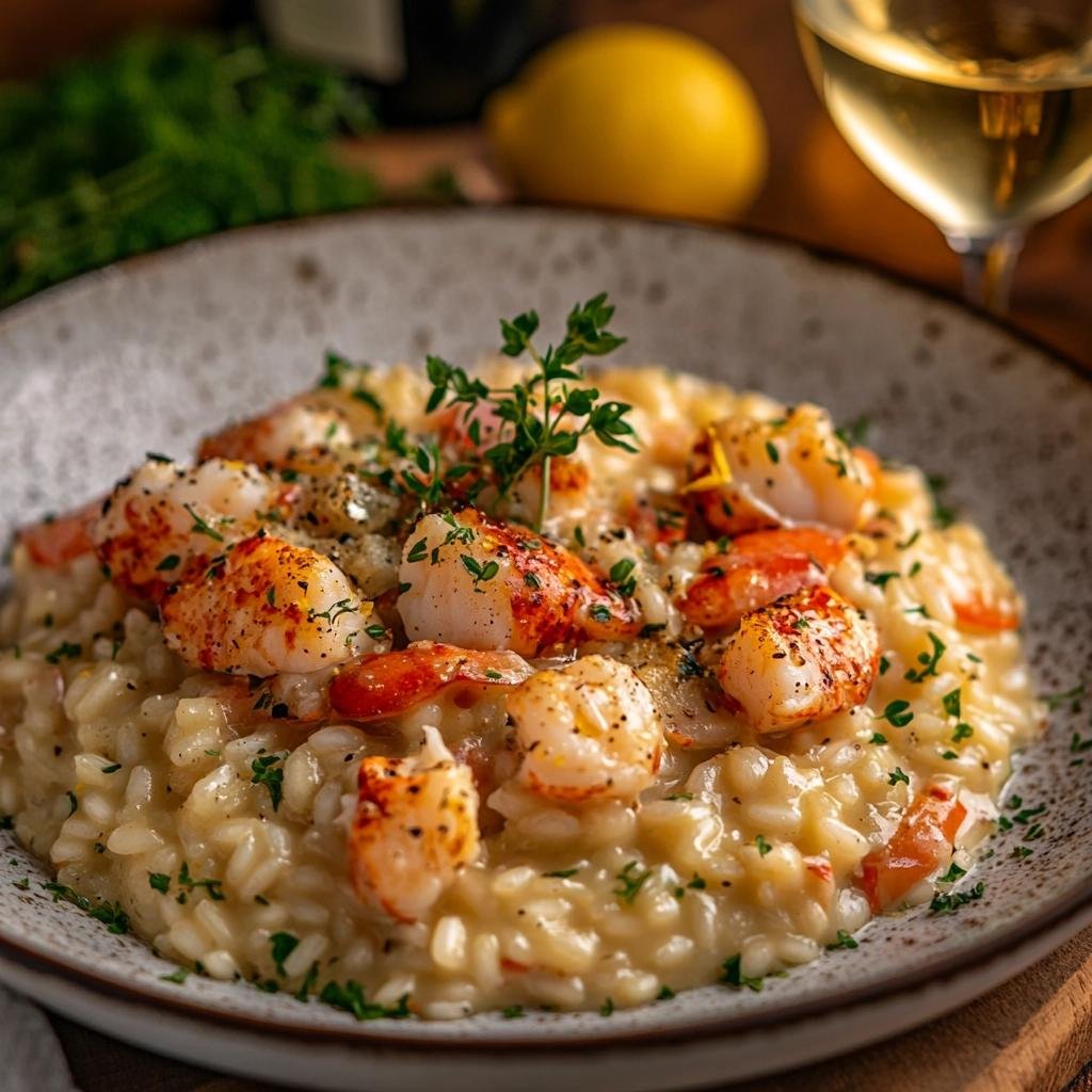 Receita de Risoto de Lagosta que vai transformar seu jantar em uma experiência inesquecível. 4 Risoto de Lagosta