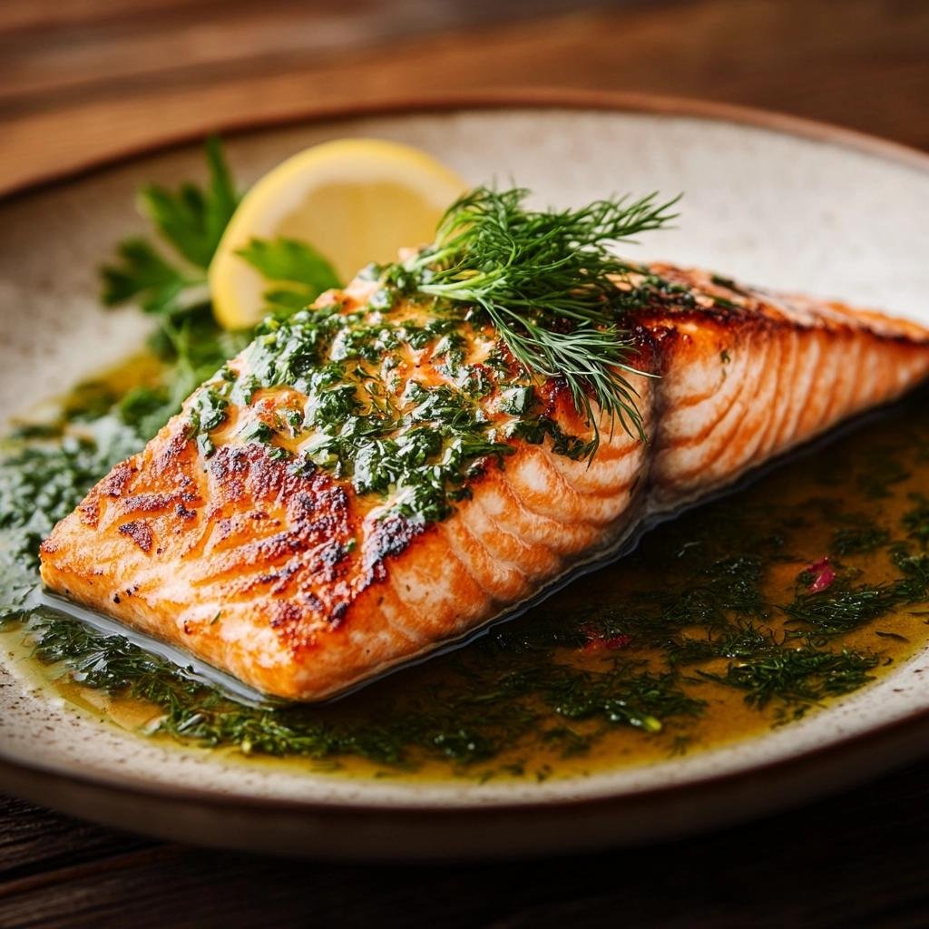 Receita de Salmão ao Molho de Ervas Finas que vai surpreender seu paladar e encantar sua mesa. 2 Salmão ao Molho de Ervas Finas
