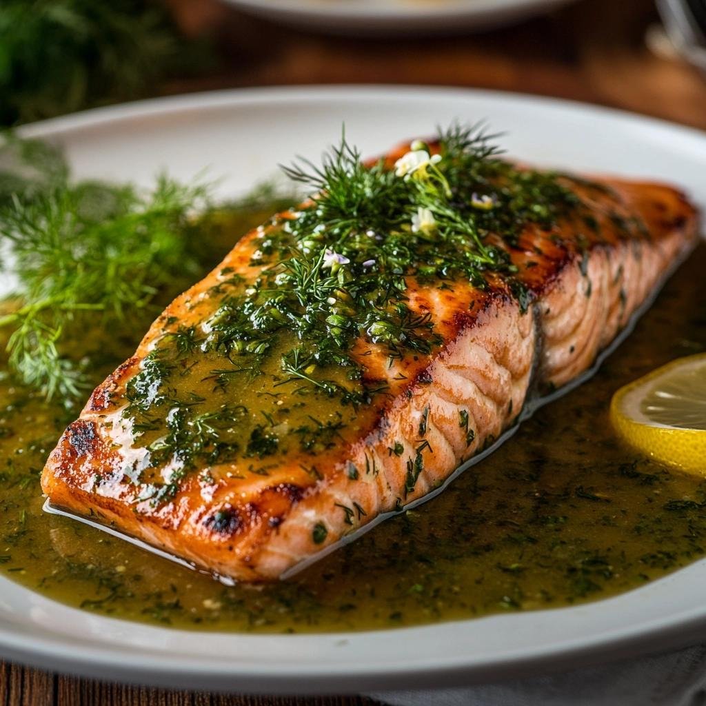 Receita de Salmão ao Molho de Ervas Finas que vai surpreender seu paladar e encantar sua mesa. 4 Salmão ao Molho de Ervas Finas
