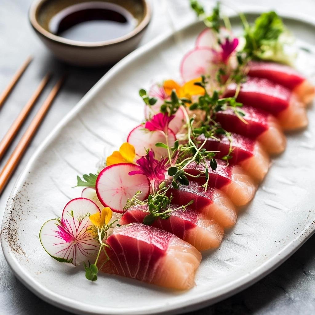 Receita de Sashimi de Pacu com Molho de Soja que vai surpreender seu paladar. 4 Sashimi de Pacu com Molho de Soja